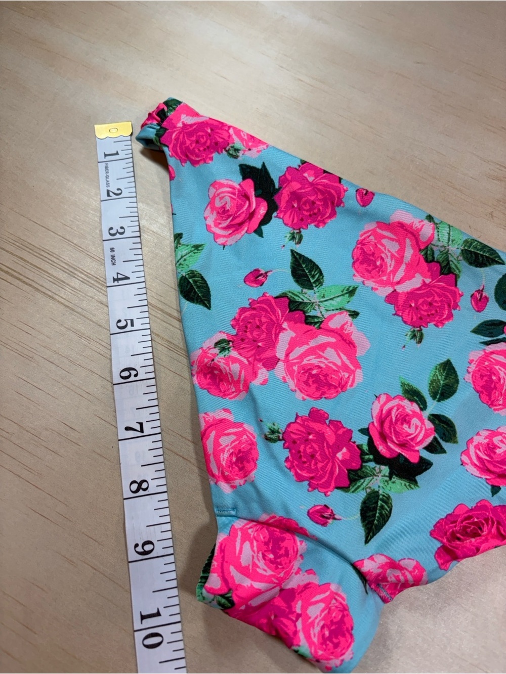 Floral Ruched Side Bikini Bottom Sz 4 - Picture 5 of 7